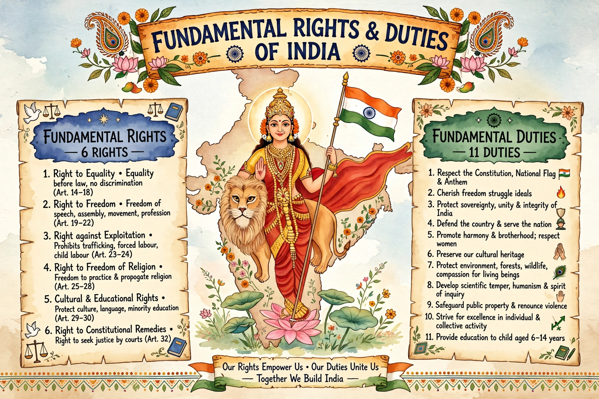 Funtamental Rights & Duties